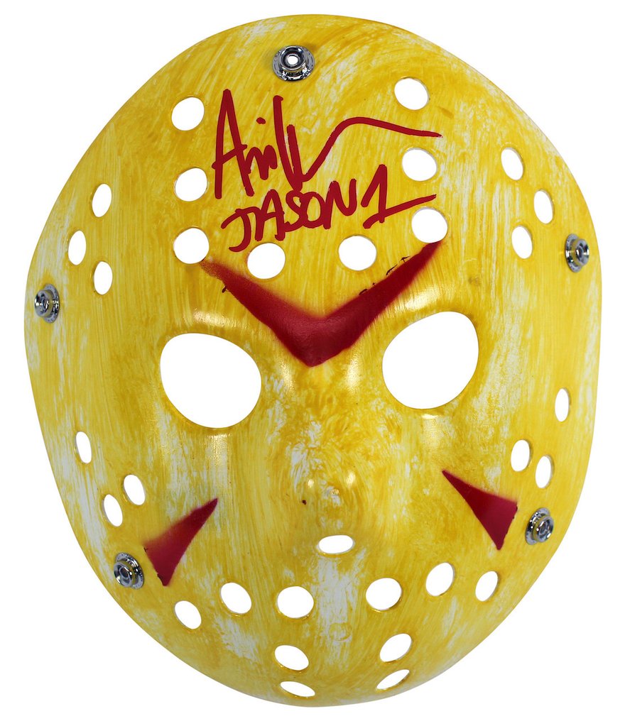 Friday the 13th - Jason Voorhees Mask Signed No Rp Price !! #1.0