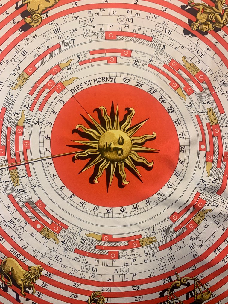 Hermès - Dies et Hores Astrologie - Könnyű selyem #3.2