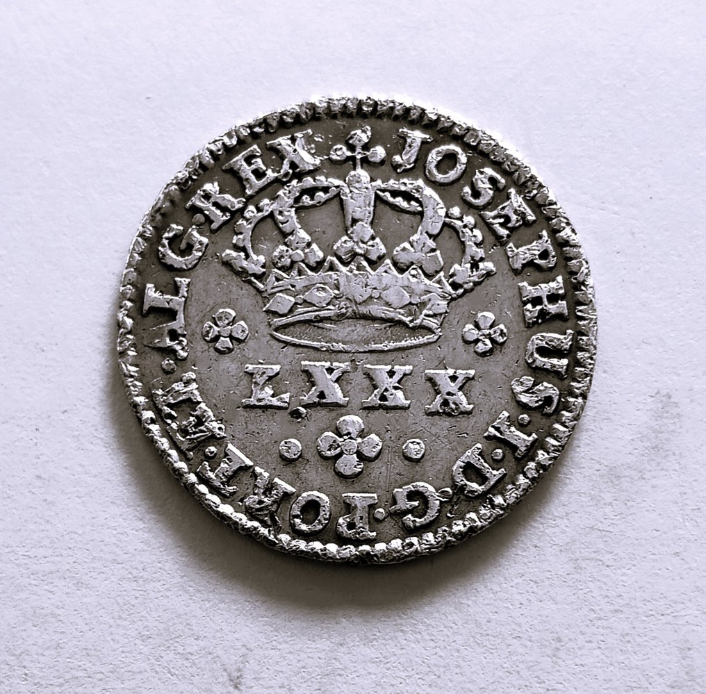 Portugal. D. João V / D. José I (1706-1777). 1/2 Tostão + Tostão - 50 + 100 Réis - ND (No Reserve Price) #3.2
