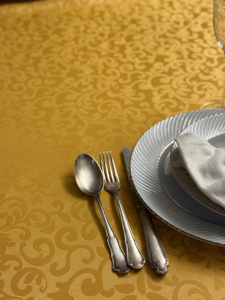 Luxurious Venetian San Leucio gold ramages - Tablecloth - 2.4 m - 1.36 m #1.0