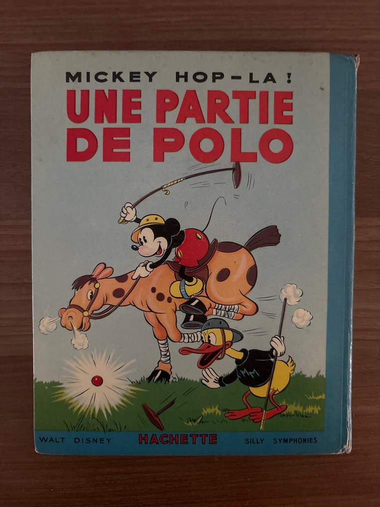 Walt Disney T3 - Mickey Hop-Là album Pop-up - Une partie de Polo - 1xC - 1 Album - Erstausgabe - 1936 #1.0