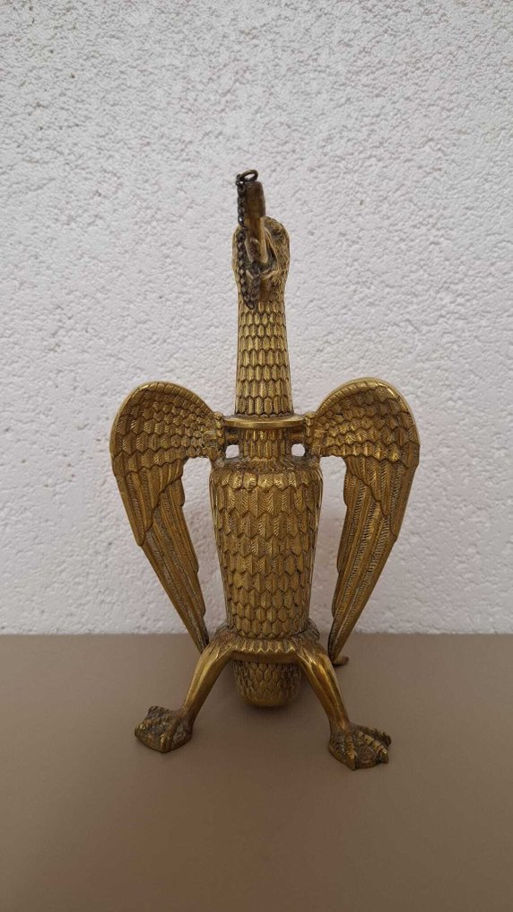 Attributed to Erhard und Söhne - 油灯 - 黄铜色 - 模仿 Suger's Eag #1.0