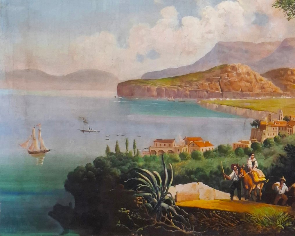 Scuola napoletana (XIX) - Paesaggio #4.3