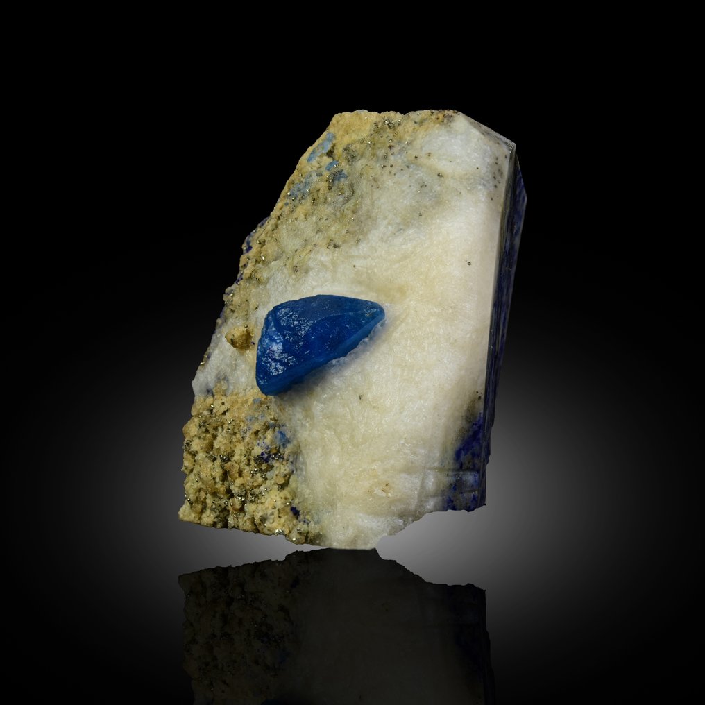 Ekstremt sjælden højt fluorescerende Afghanit Prøve - Højde: 52 mm - Bredde: 45.2 mm- 162.15 g #2.1