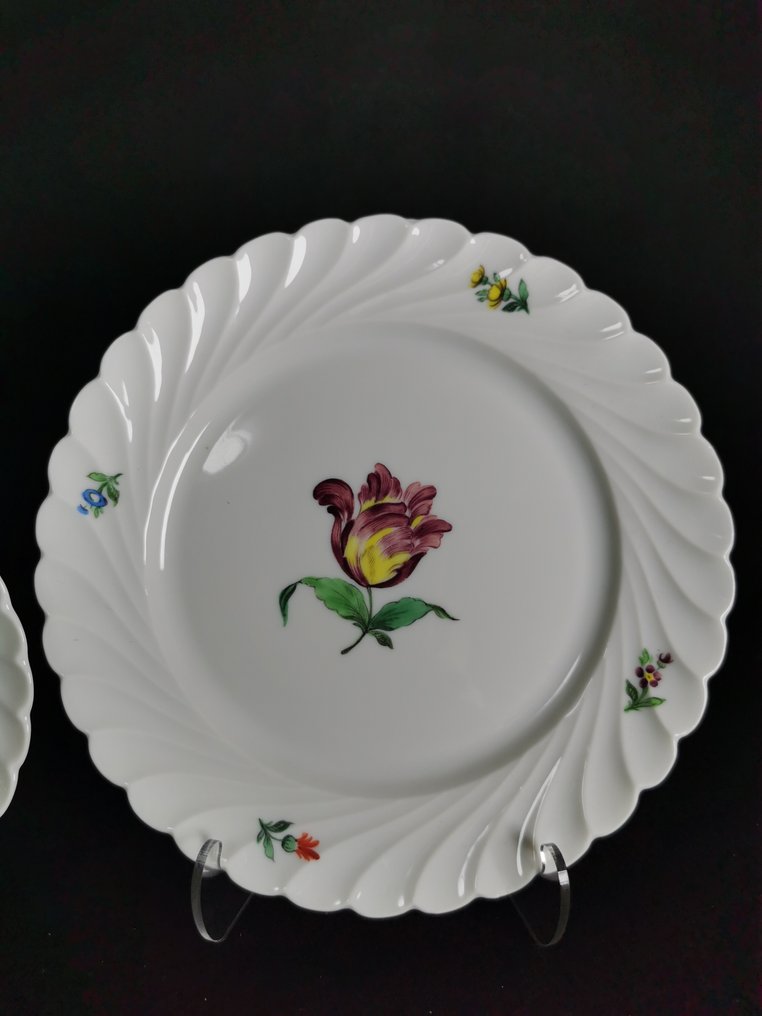 Porcellana Nymphenburg 30 pezzi - Set tazze da tà e piattini per 10 persone - Dipinto a mano - - Φλιτζάνι και πιατάκι (30) - Πορσελάνη #4.3