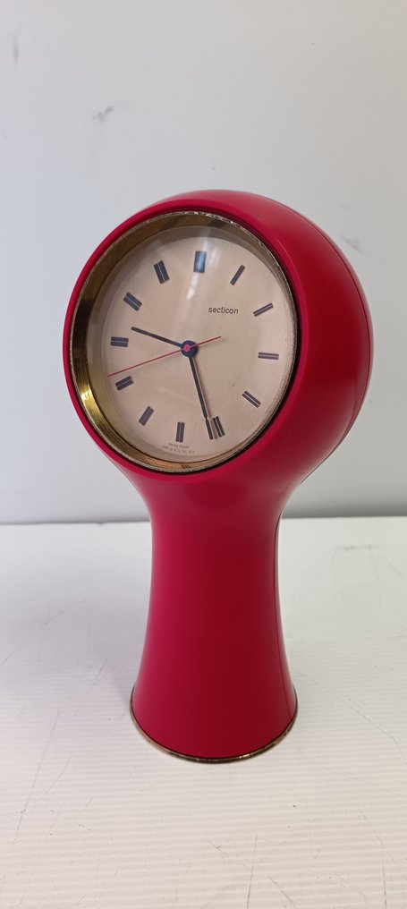 Επιτραπέζιο ρολόι - Secticon Mod. T1 (1956) -   Πλαστικό, Ορείχαλκος - 1950-1960 - από τον Angelo Mangiarotti #1.0