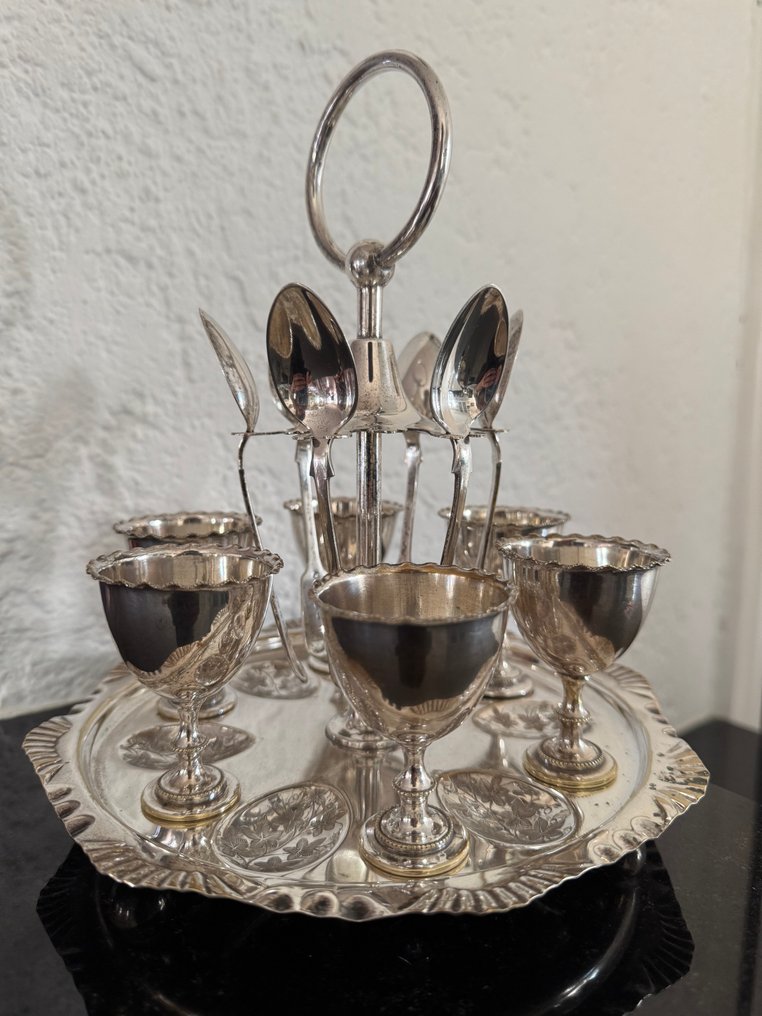 Serviertablett (6) - Versilbert #1.0