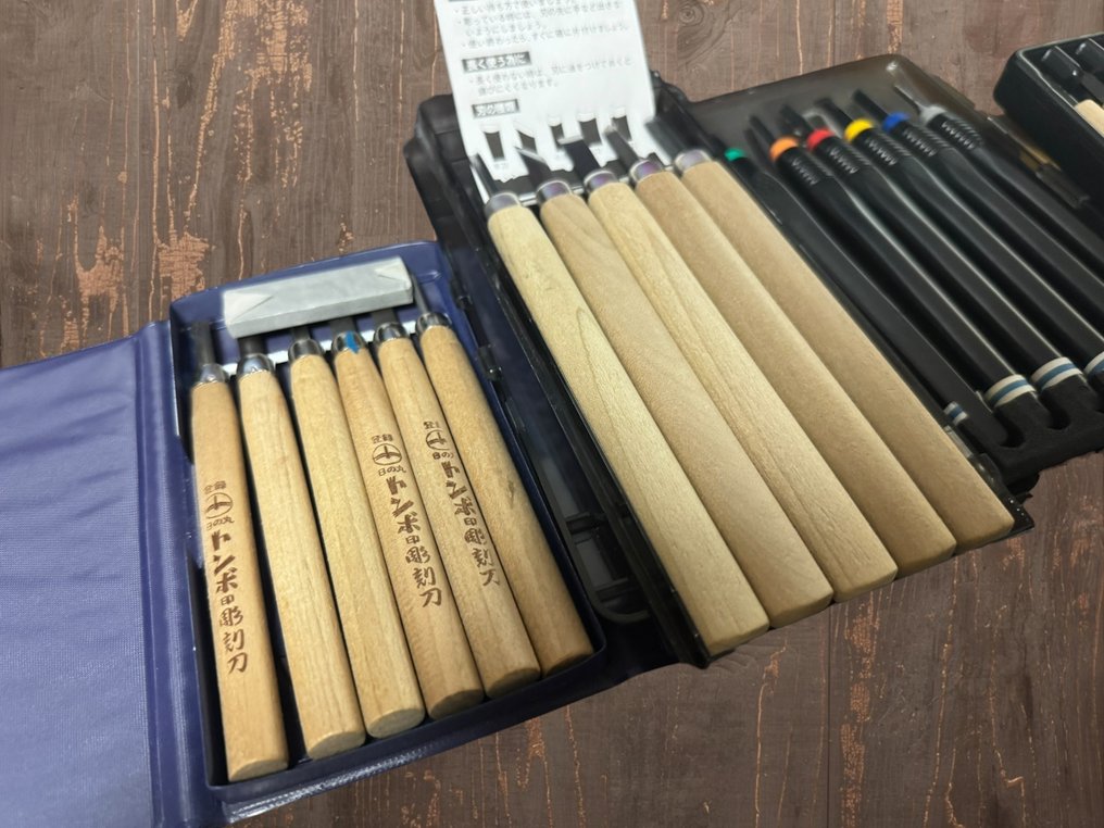 Yoshiharu, Sunster, Tombo etc. - Παιχνίδι Japanese Carving Chisels Best Grip - Ιαπωνία #3.2