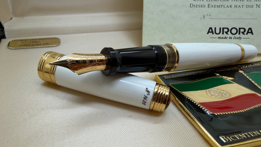 Aurora - Optima Bicentenario Tricolore Italiano - Füllfederhalter #4.3
