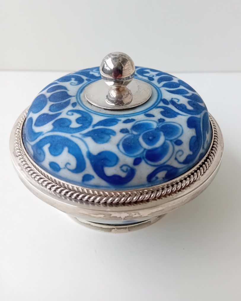 盒 - 康熙统治时期，18世纪 - 瓷器 - 镶嵌纯银 #3.2