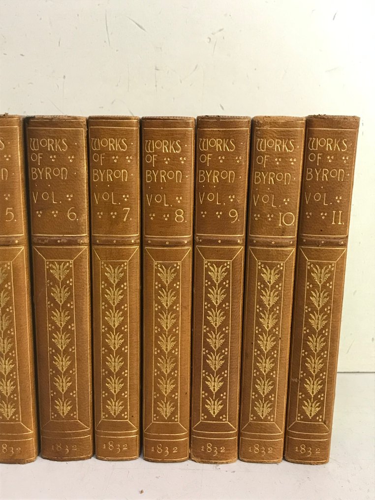 Lord Byron / Thomas Moore - The Works of Lord Byron: with his Letters and Journals [17/17; Reliures signées Hatchards] - 1832-1833 #3.2