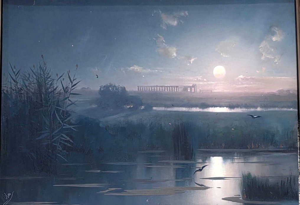 Cesare Uva (1824-1886) - Paestum #2.1