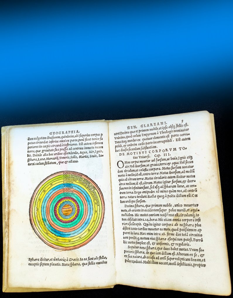 Heinrich Glarean or Henricus Glareanus - De Geographia Liber (Book On Geography) - 1549 #2.1