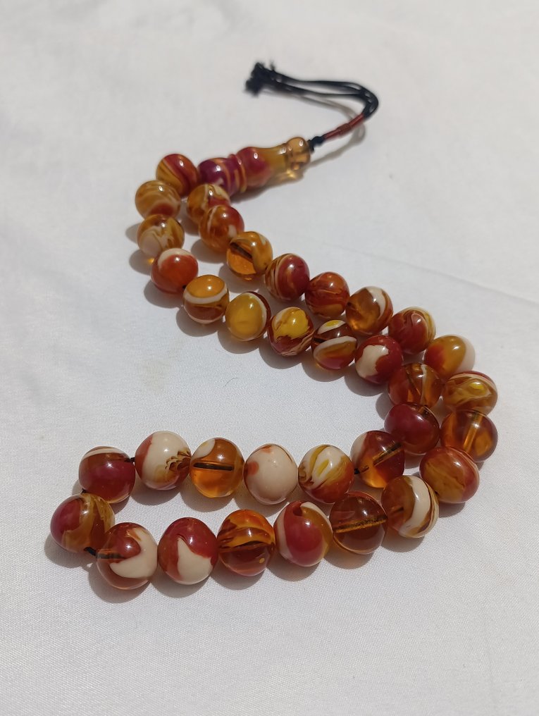 Ροζάριο - Κεχριμπάρι - 1970-1980 - Σπάνια Κομποσκοίνια Προσευχής #3.2