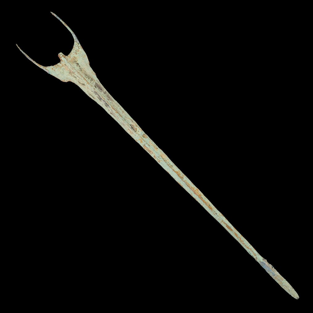 早期希腊时代 青铜矛头——古代战士的武器！  (沒有保留價) #1.0