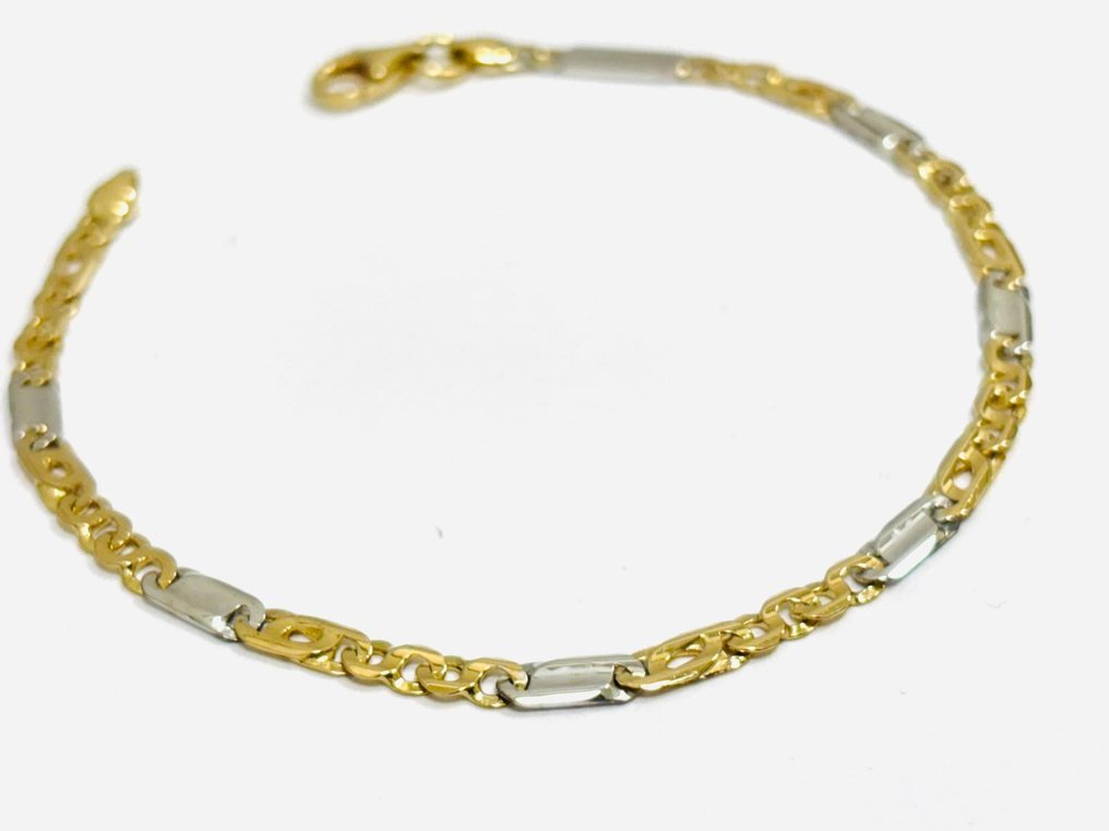 手镯 - 18K包金 黄金, 白金 - 意大利制造 #3.2