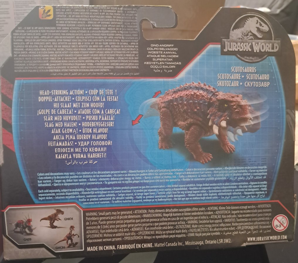 Mattel - Toy Scutosaurus - China #3.2