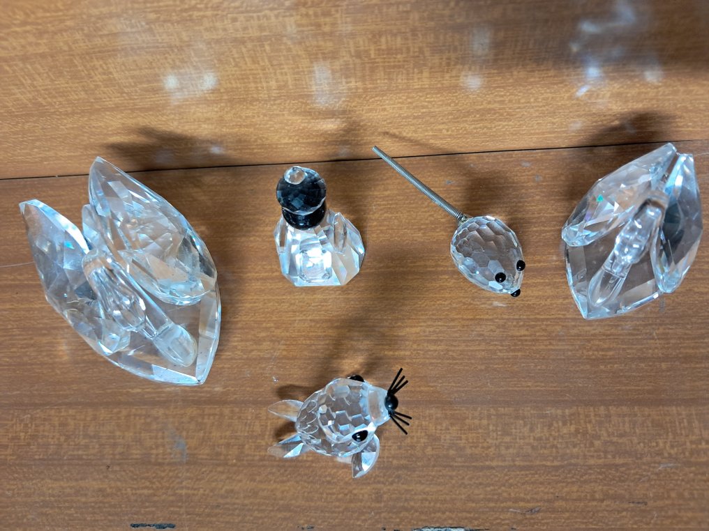 Miniature figurine - Set di mini figure in cristallo (6) - Crystal #2.1