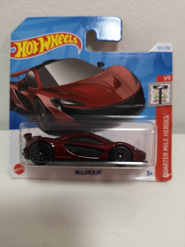 Hot Wheels 1:64 - Model car  (8) - McLaren Speedtail; McLaren P1; Ferrari F40 Competizione; Lamborghini Sesto Elemento; McLaren F1; - Supercar Lot – Ferrari, McLaren & Lamborghini – 10 Hot Wheels (2025 Releases) #2.1