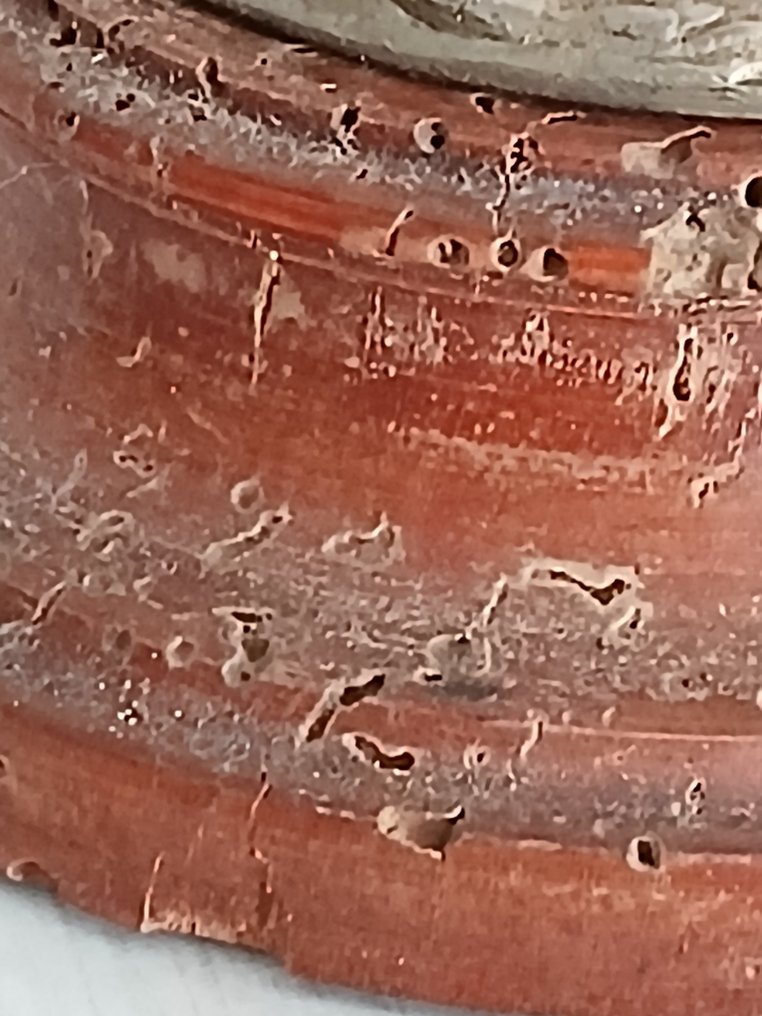 小烛烛台 - 粗锌, 木, 金属 #4.3