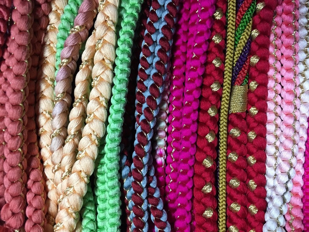 Set of 20 / Japanese Vintage Kimono Obijime Obihimo Code - Άγαλμα Μετάξι - Ιαπωνία  (χωρίς τιμή ασφαλείας) #4.3