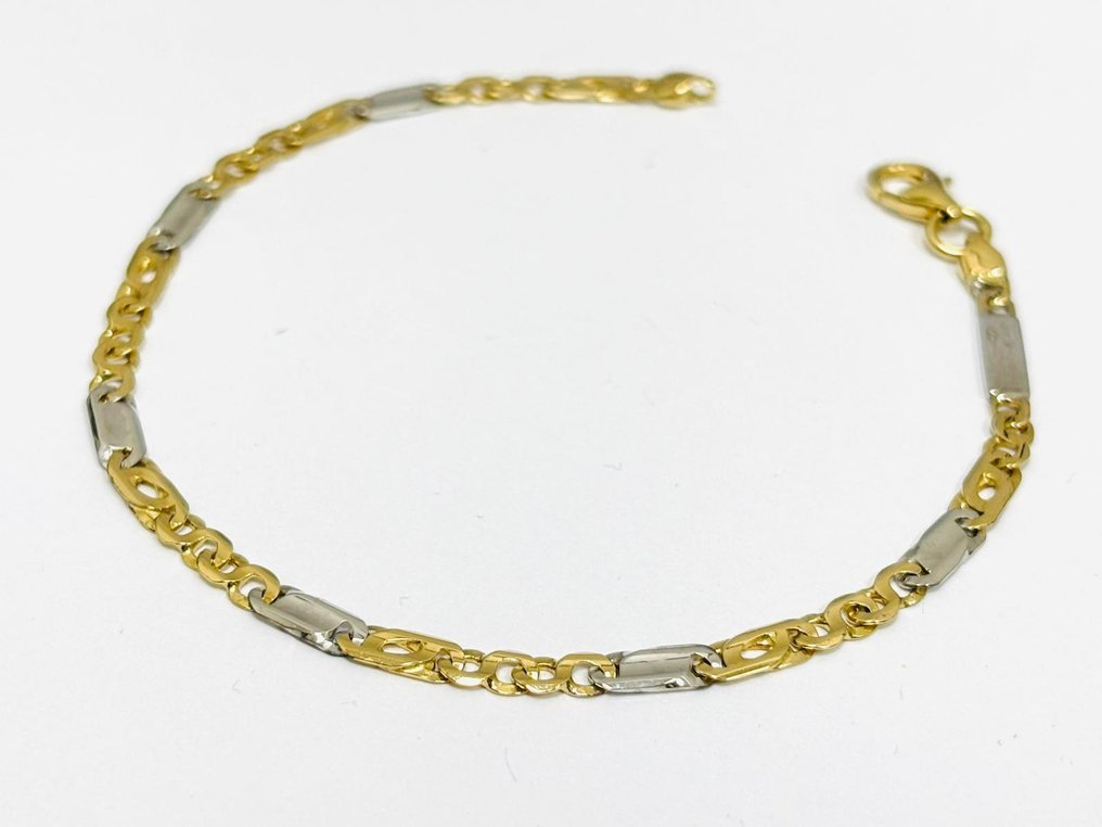 手镯 - 18K包金 黄金, 白金 - 意大利制造 #2.1