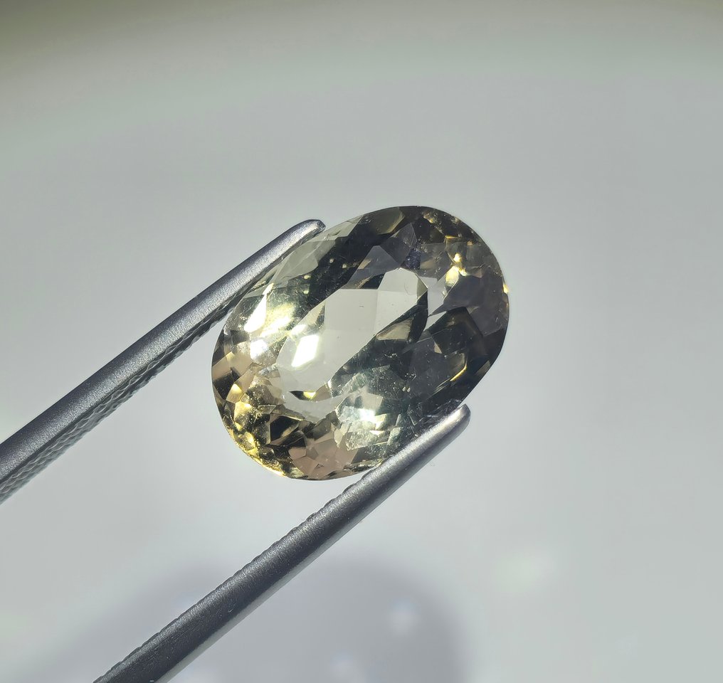 Zonder Minimumprijs - 1 pcs  Geel, Bruin Toermalijn  - 4.40 ct - International Gemological Institute (IGI) #2.1