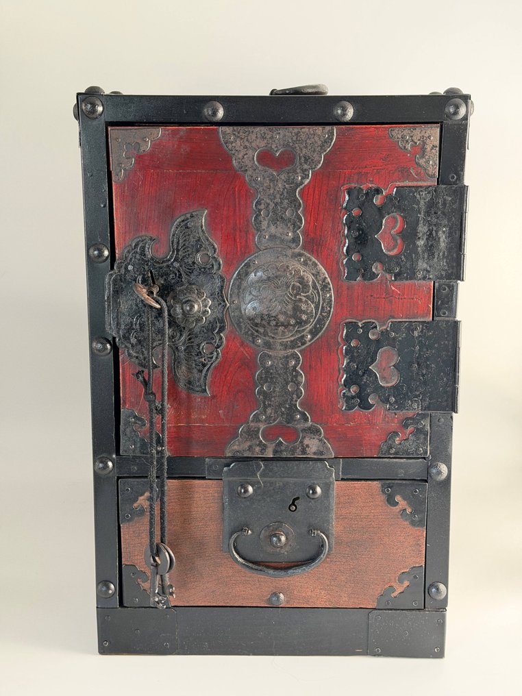 Dulap - Lemn, Fier - Japonia - Dulap de depozitare robust inspirat de nave #1.0