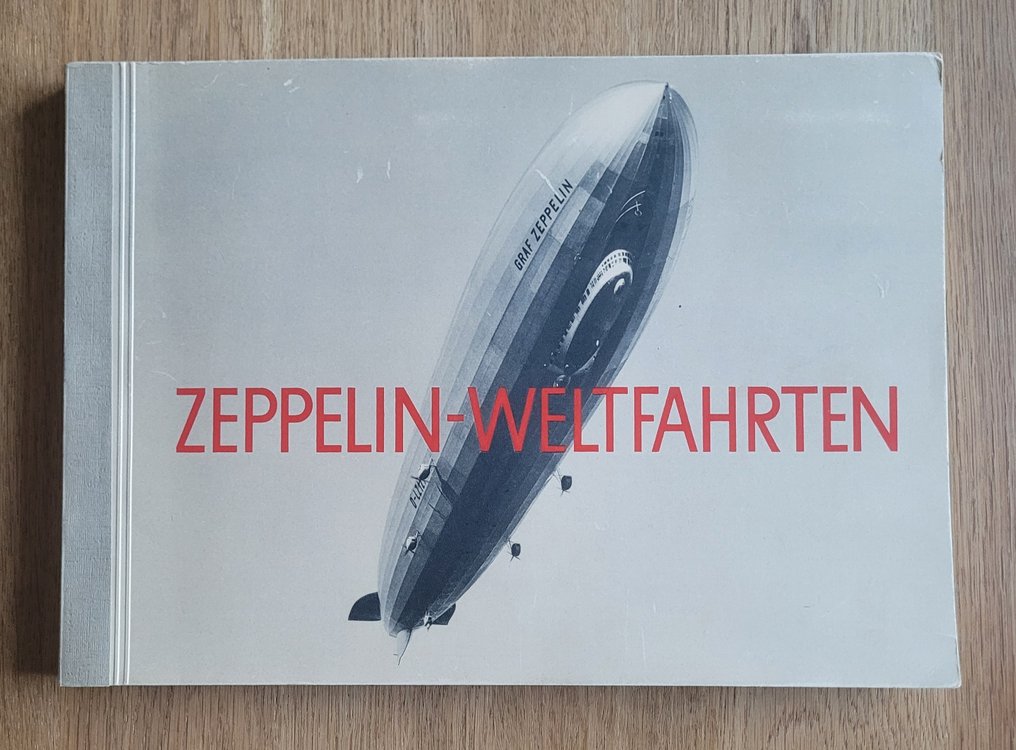 Γερμανία - Αεροσκάφη (αερόστατα, πηδαλιουχούμενα και Zeppelin) - Zeppelin-Κόσμος Ταξιδιών Μέρος I και II - Άλμπουμ καρτ-ποστάλ (2) - 1932-1936 #1.0