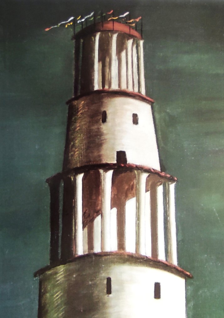 Giorgio De Chirico (1888-1978) - LA GRANDE TORRE - Achenbach #1.0