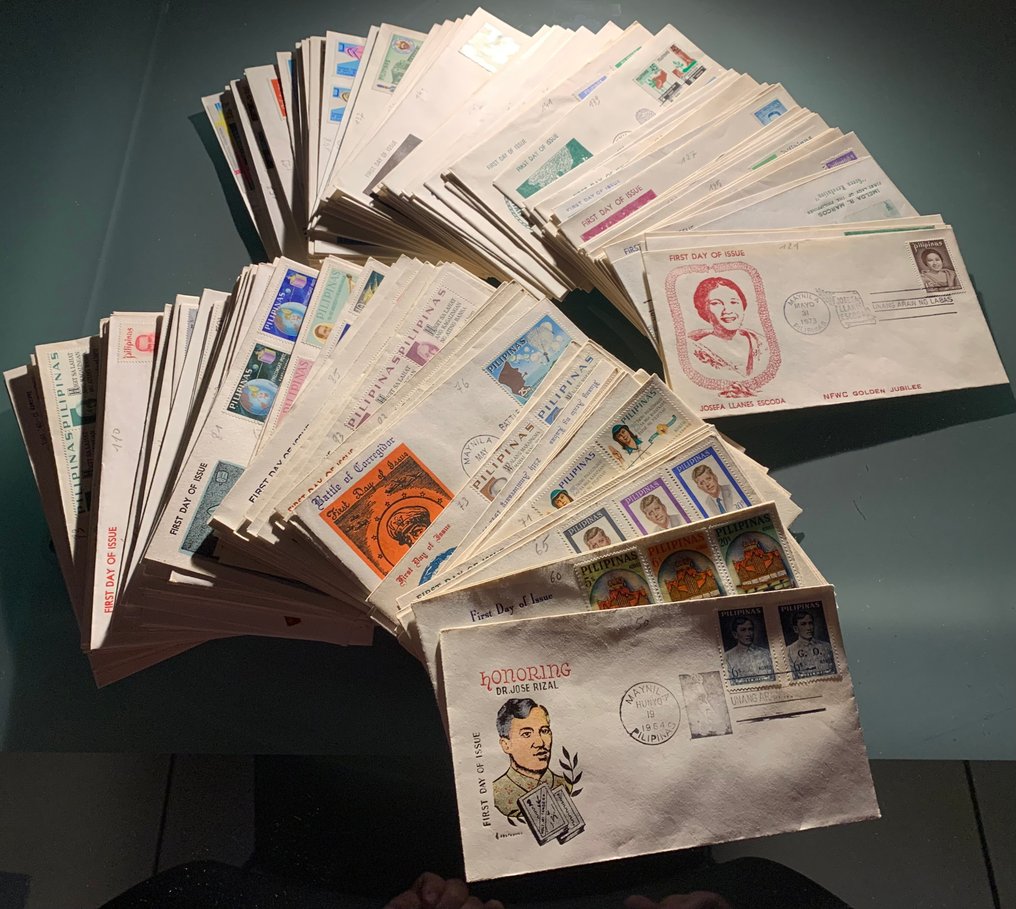 Philippines 1965/1977 - Collection of FDC 169 envelopes #1.0