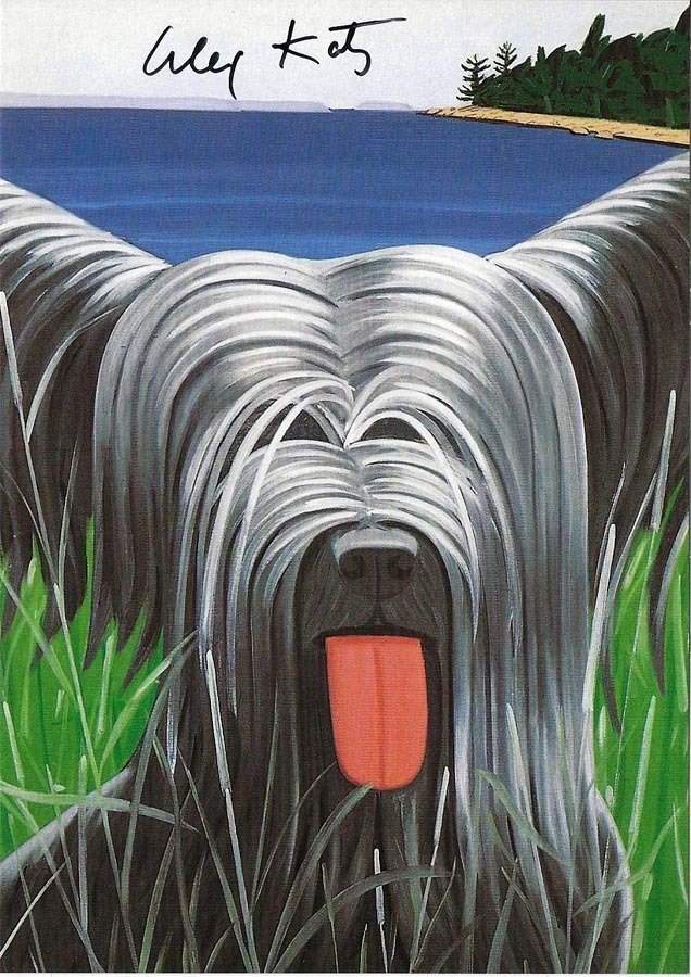 Alex Katz (1927) - handsigniert - Sunny #4 - Seltene Kunstpostkarte #1.0