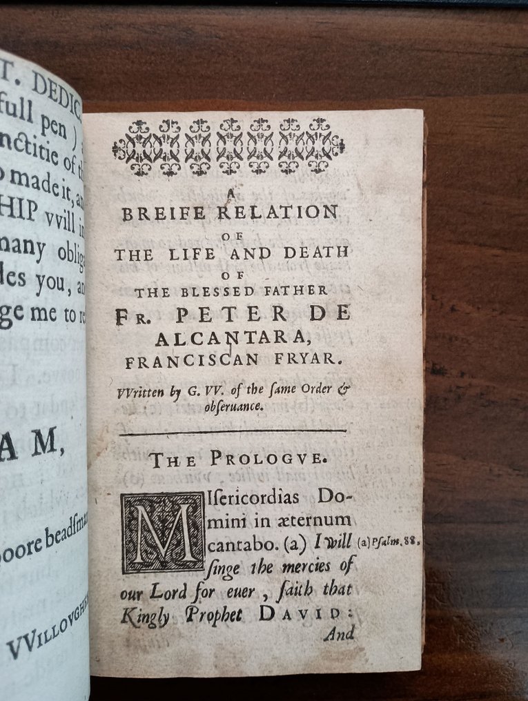 St. Peter of Alcantara (1499-1562) [Translated by Giles Willoughby] - A Golden Treatise of Mentall Praier, With diverse spirituall rules and directions, no lesse - 1632 #2.1