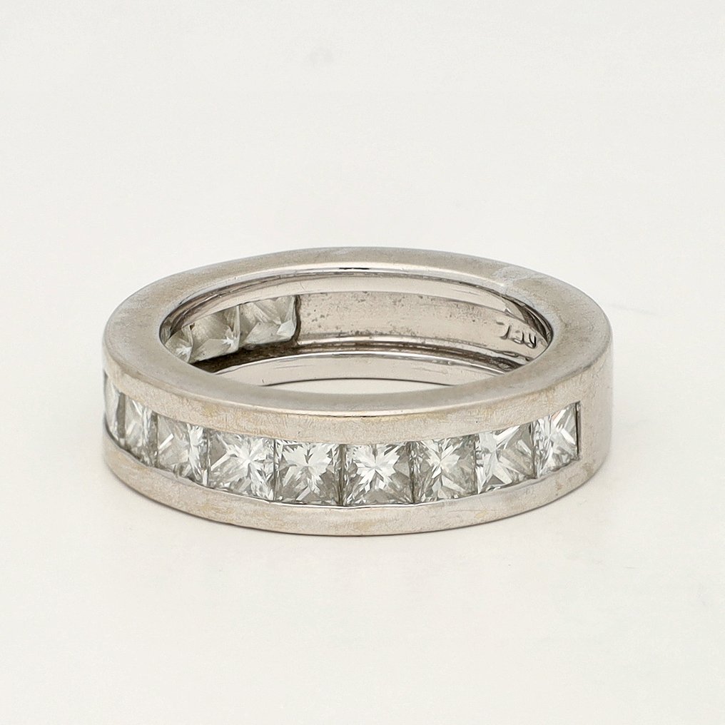 戒指 - 18 克拉 白金 -  1.96ct. tw. 鉆石 (天然)  #1.0