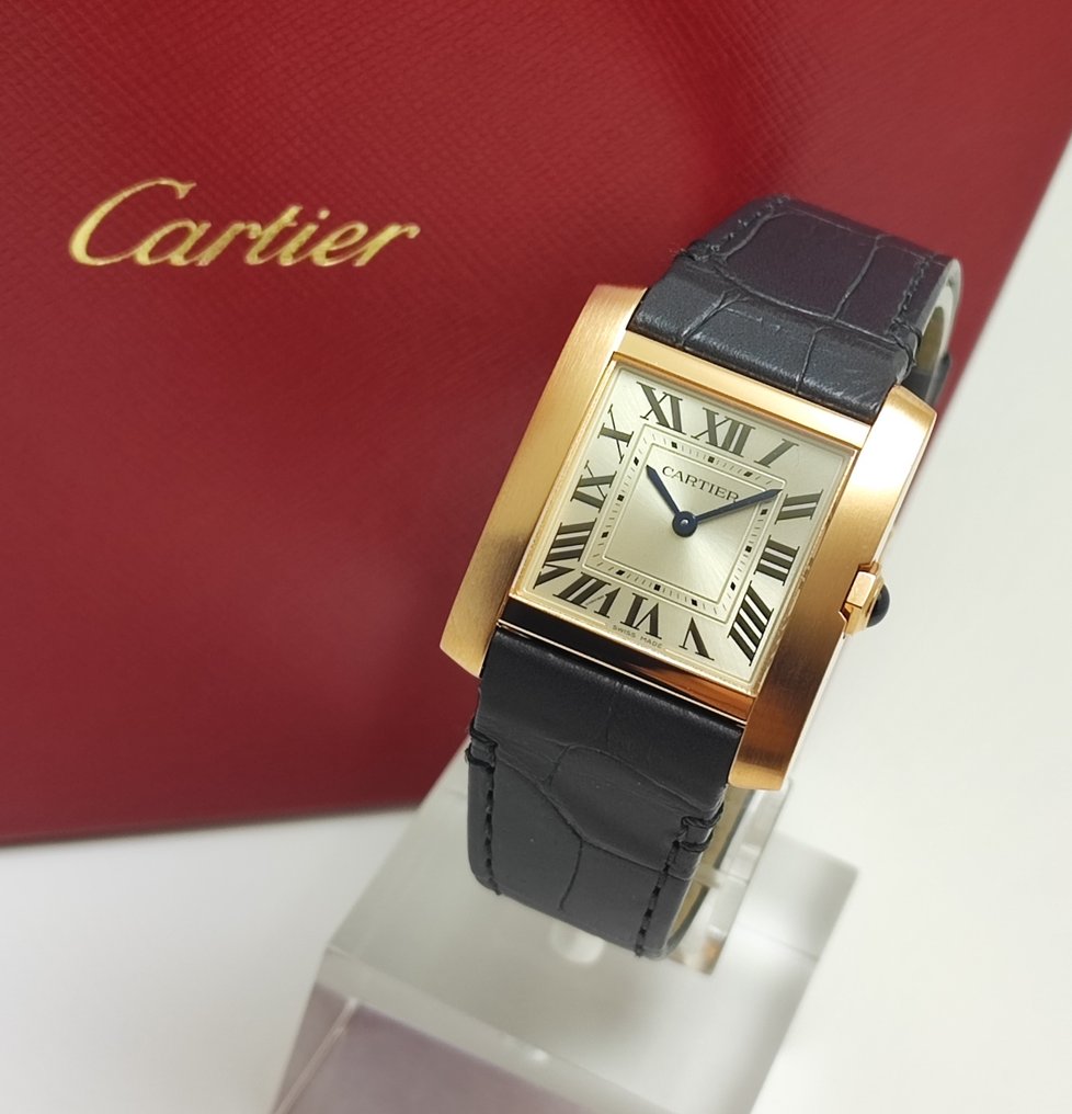 Cartier - Tank Française Gold - WGTA0281 - Women - 2020+  #1.0