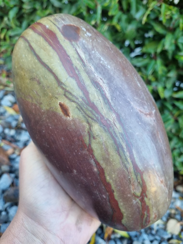 Unique XXL Shiva Lingam, 22 x 12,5 cm- 4.82 kg #1.0