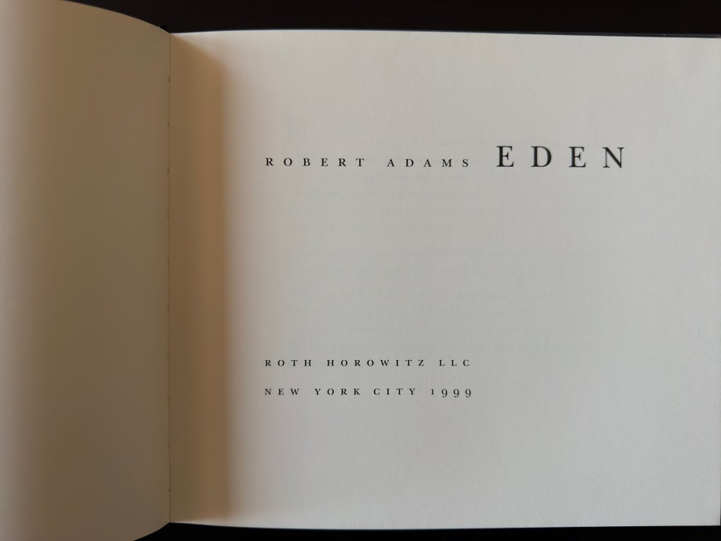 Robert Adams - Eden - 1999 #1.0