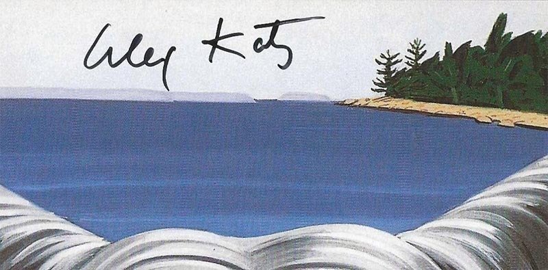 Alex Katz (1927) - handsigniert - Sunny #4 - Seltene Kunstpostkarte #1.0