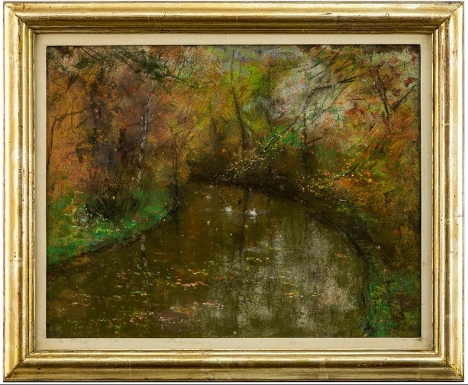 Siebe Johannes ten Cate (1858-1908) - Vijver met eenden #1.0