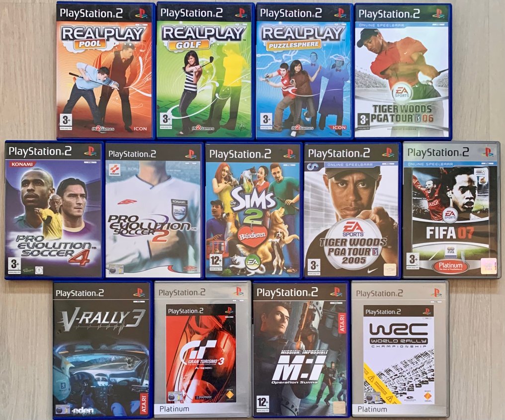 Sony - Playstation 2 (PS2) - 13 Various games with booklets - 電動遊戲 - 帶原裝盒 #2.1