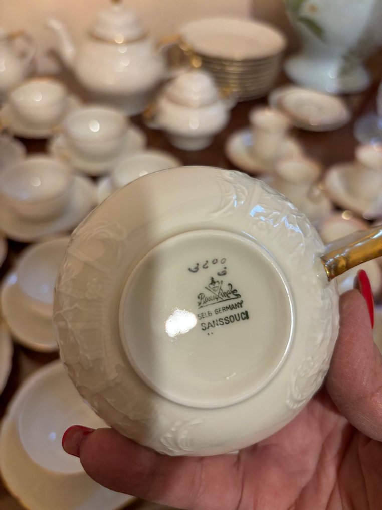 Rosenthal - Σερβίτσιο τσαγιού (36) - Sanssouci Gold 24 - Oro 24 Kt - Μη εφυαλωμένη πορσελάνη #1.0