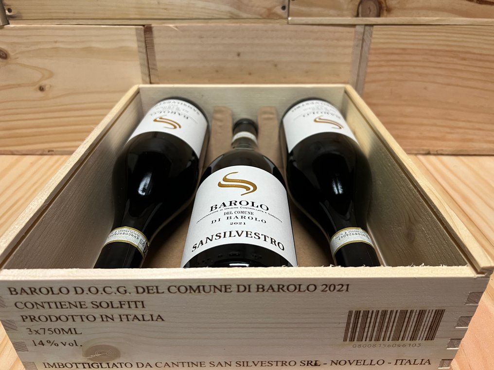 2021 San Silvestro "Barolo del Comune di Barolo" - Barolo - 3 Bottles (0.75L) #1.0