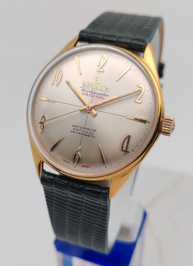 Atlantic - Worldmaster - Original - 18K GP - Unitas cal. 6300 (N) - Zonder minimumprijs - Heren - 1970-1979  #2.1