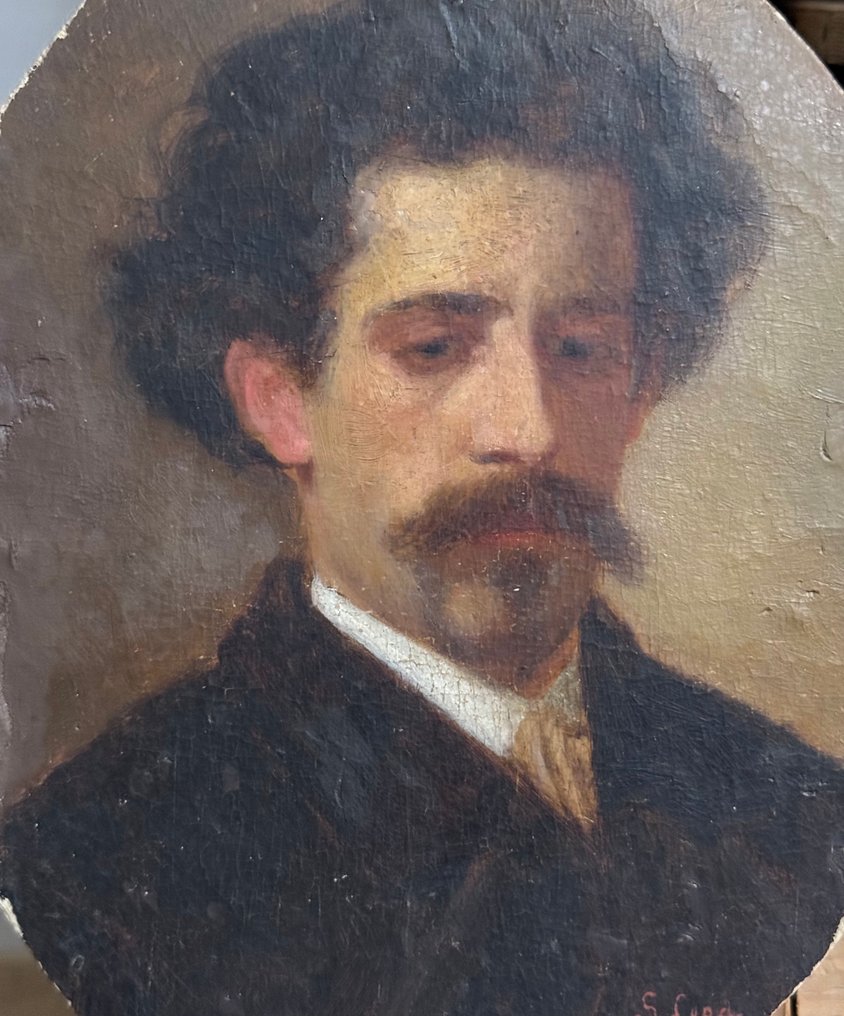 Silvestro Lega (1826-1895), Attr. - Nobiluomo #1.0