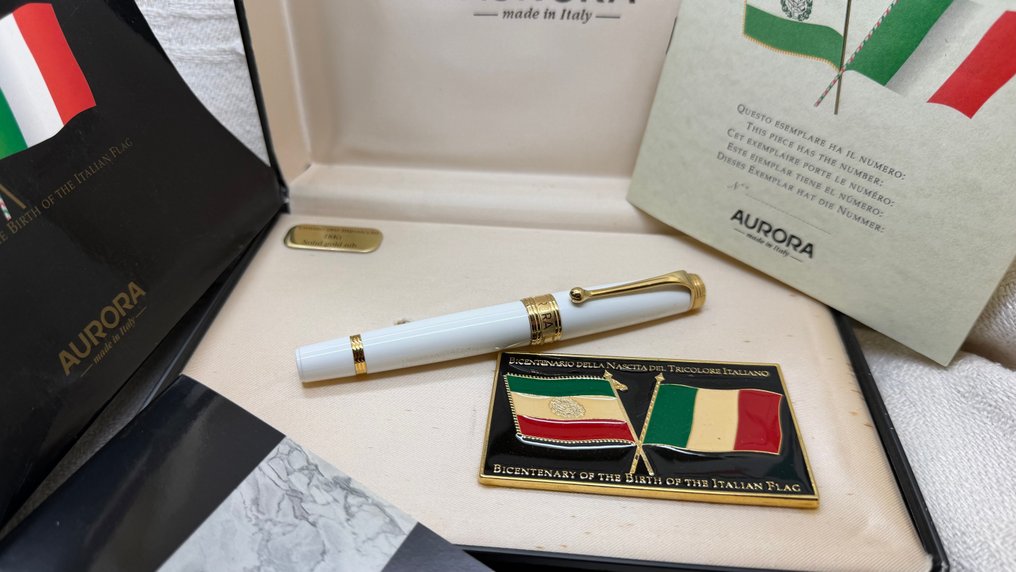 Aurora - Optima Bicentenario Tricolore Italiano - Füllfederhalter #1.0