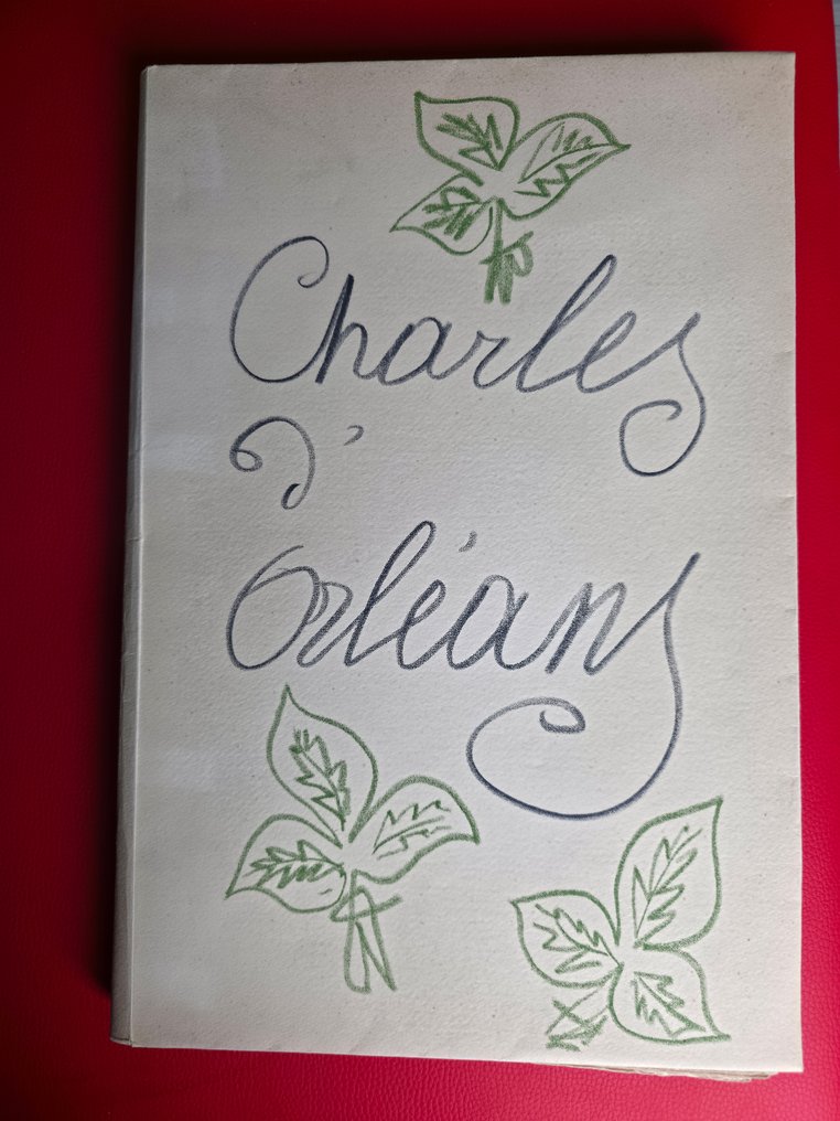 Signed; Henri Matisse / Charles d'Orleans - Poèmes de Charles d’Orléans - 1950 #1.0