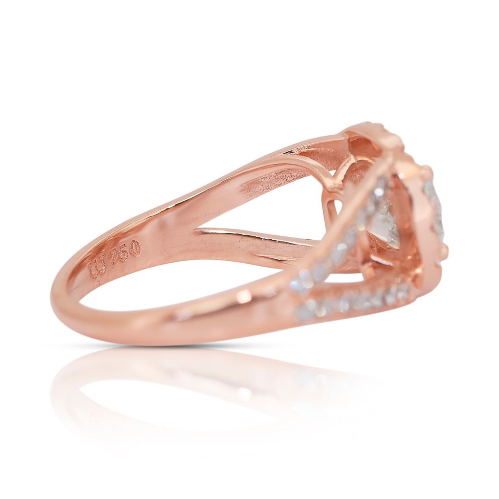 Δαχτυλίδι - 18 καράτια Ροζ χρυσό -  2.01ct. tw. Διαμάντι (Φυσικό) - Διαμάντι #2.1
