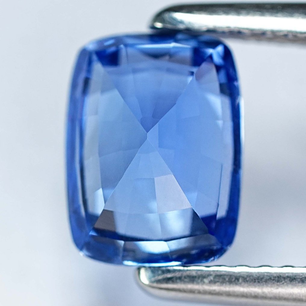 蓝色 蓝宝石  - 3.15 ct - 莲花宝石实验室 - 极其罕见的古董切割 #4.3