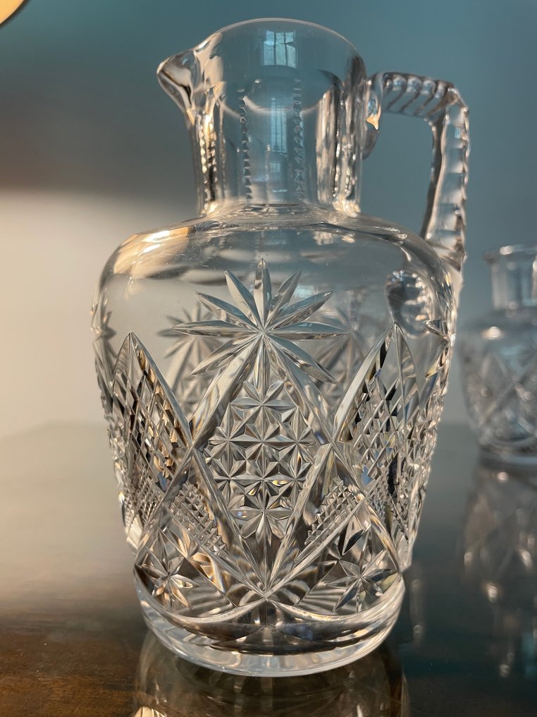 Val Saint Lambert - Table service (3) - water / wine decanters - Crystal - Berncastel #2.1