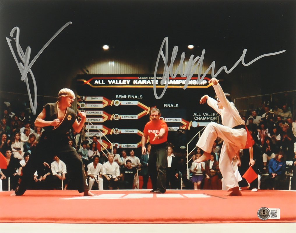 Karate Kid, the - William Zabka & Ralph Macchio Signed -  Premium Frame – Museum Quality - No Rp Price !! #2.1